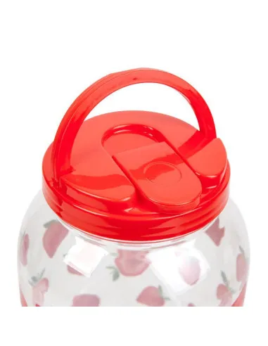 Borcan de Limonadă cu Robinet și 4 Pahare din Plastic, 3,8 L