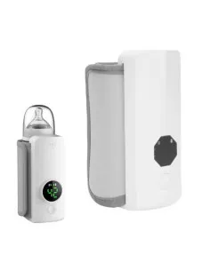 Încălzitor Portabil Biberon, 6000 mAh, 6 Trepte de Temperatură, Alb