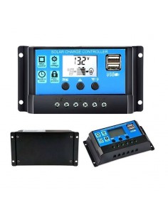 Controler pentru panou solar, regulator, 10A, 12V/24V, display 2