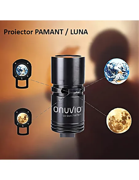 Lampă proiector luna/ pamant pentru interior cu led de 3w, cu stativ
