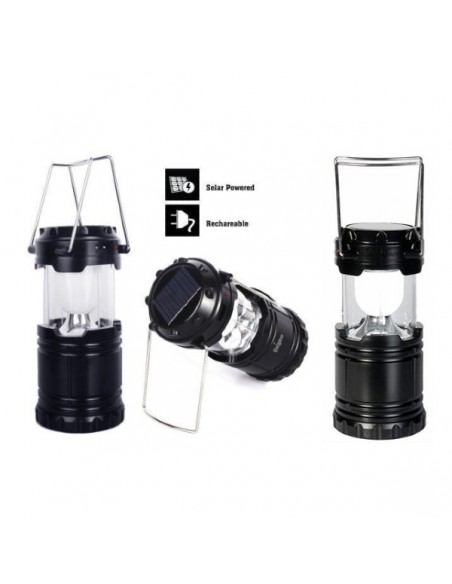 Set 3 x lampa solara reincarcabila cu functie incarcare telefon