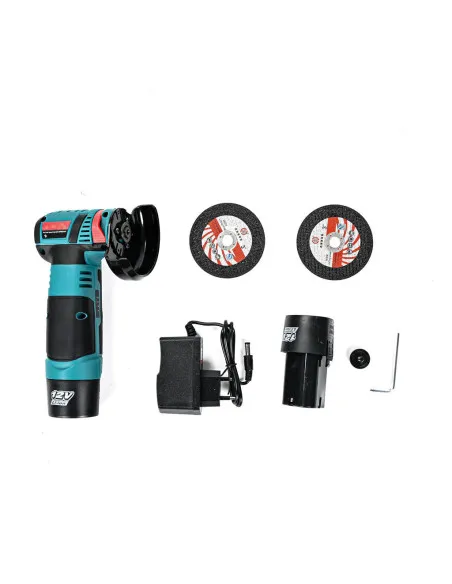 Mini Polizor Unghiular Flex Electric cu Acumulator, Portabil, 12V, Disc 76/10mm