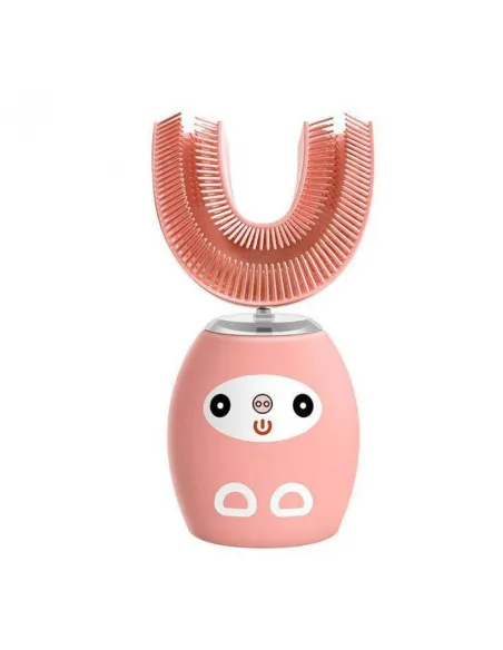 Periuta de dinti electrica pentru copii, forma de U, cu incarcare USB, 4 trepte