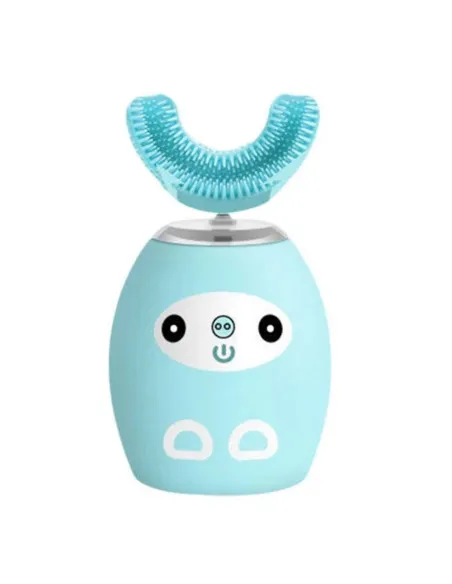 Periuta de dinti electrica pentru copii, forma de U, cu incarcare USB, 4 trepte