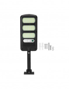 Proiector solar LED 30W, IP65, Beam LED cu senzor, alb rece cu 2