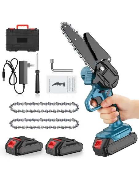 Mini Fierastrau cu lama 15 cm , 2 Acumulatori 48V , DASGUT