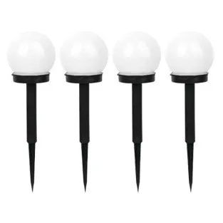 Set 4 x Lampa LED solara Kula, IP 44, 34 cm