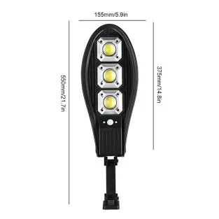 Lampa stradala solara, 90 LED COB, 3 moduri, telecomanda inclusa 2
