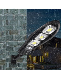Lampa stradala solara, 90 LED COB, 3 moduri, telecomanda inclusa