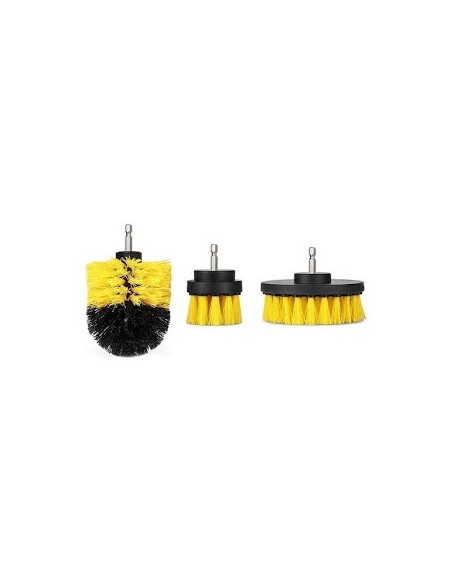 Set 3 perii curatare cu adaptor pentru bormasina/autofiletanta