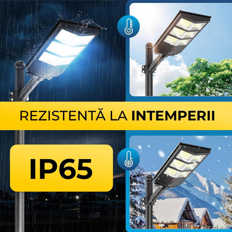 Lampa Solara Jortan 2000W 720LED 24000mAh Telecomanda