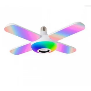 Lampa muzicala Bluetooth cu ventilator si 2