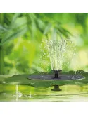 Fântână Arteziană Solară Plutitoare, Model Frunză de Lotus, 6 Duze, 1,4W/7V, Jet 50 cm