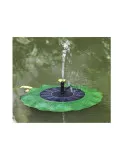 Fantana arteziana solara, model frunza de lotus, 6 duze, 1,4W/7V