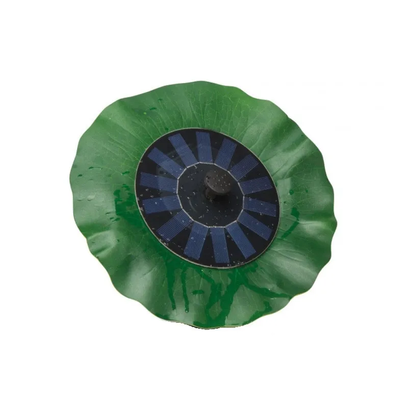 Fantana arteziana solara, model frunza de lotus, 6 duze, 1,4W/7V