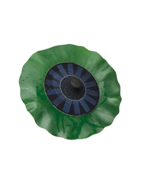 Fantana arteziana solara, model frunza de lotus, 6 duze, 1,4W/7V