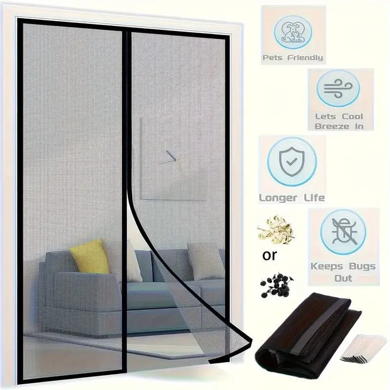 Perdele Magnetice Antiinsecte 190x100 cm Set 3