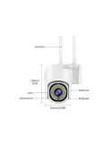 Camera WiFi JORTAN JTZ-8161QJ 2MP Compacta 355° Waterproof