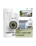 Camera WiFi JORTAN JTZ-8161QJ 2MP Compacta 355° Waterproof