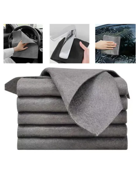 Set 10 Lavete Magice Microfibra 30x30 | Curățare Fără Scame