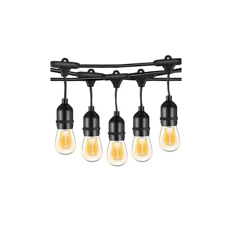 Ghirlanda Luminoasa, 20 Metri cu 20 Becuri, interconectabila, 2 filamente pe bec, 220V