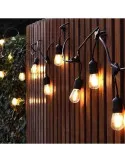 Ghirlanda Luminoasa, 20 Metri cu 20 Becuri, interconectabila, 2 filamente pe bec, 220V