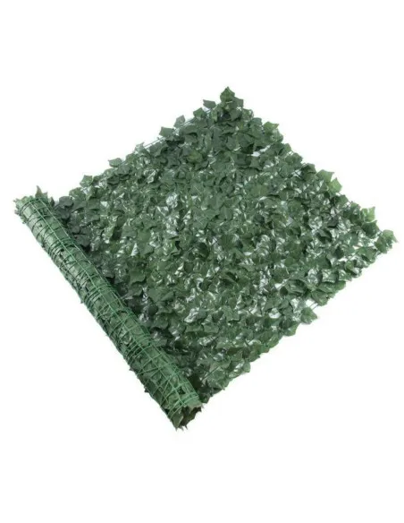 Gard artificial verde cu frunze, 300x100cm