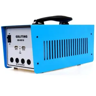 Kit solar de iluminat, GD 8018, 12V12A cu panou solar 18V 20W 2