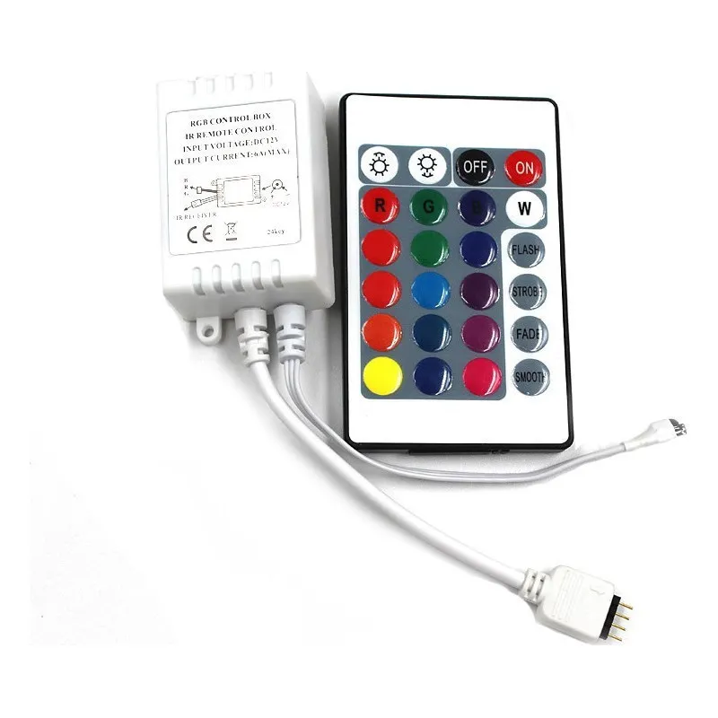 Banda RGB 5M LED, cu telecomanda si joc de lumini