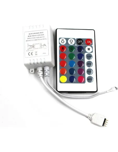 Banda RGB 5M LED, cu telecomanda si joc de lumini