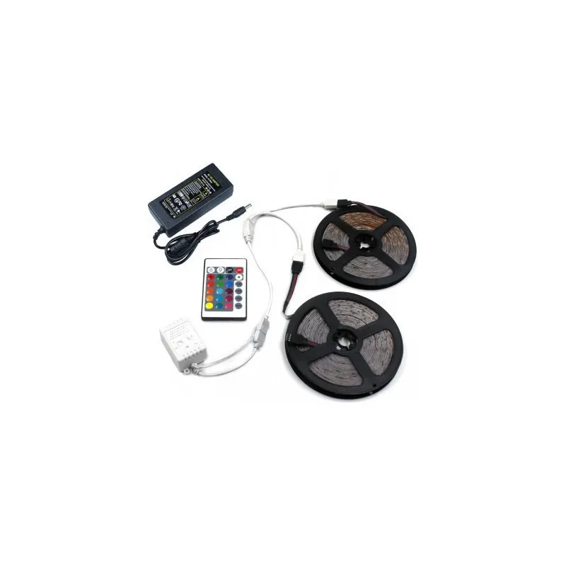 Banda RGB 5M LED, cu telecomanda si joc de lumini