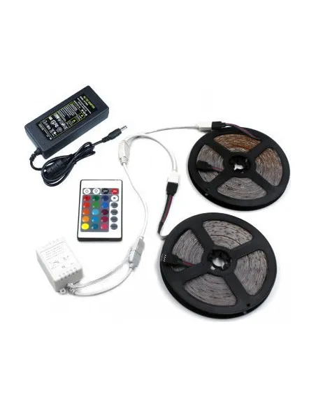 Banda RGB 5M LED, cu telecomanda si joc de lumini