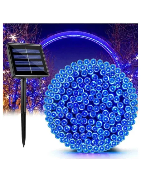 Instalație Solară 500 LED, 50 Metri, Panou Solar 4,5V, Baterie 1200 mAh, IP65