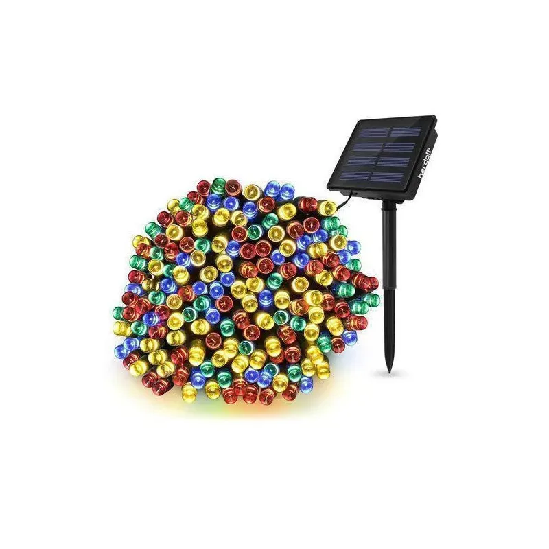 Instalație Solară 500 LED, 50 Metri, Panou Solar 4,5V, Baterie 1200 mAh, IP65