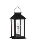 Felinar solar negru cruce LED alimentare solara