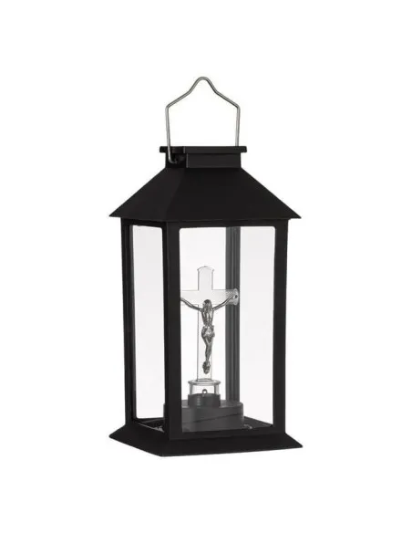 Felinar solar negru cruce LED alimentare solara