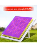 Proiector Solar Jortan 100W cu Panou 35x30cm, Acumulator 12000mAh si Telecomanda, IP66