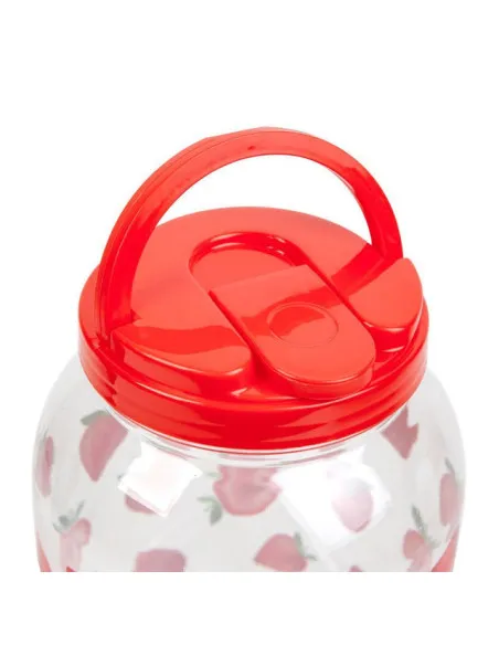 Borcan de Limonadă cu Robinet și 4 Pahare din Plastic, 3,8 L