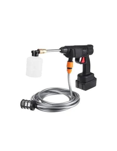 Pistol de spalat cu presiune, 8L/min, cu acumulator de 48Vf, trusa plastic