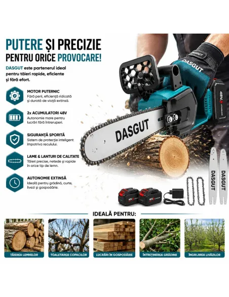 Cumpara Drujba electrica Dusgat, 1200W, cu lama
