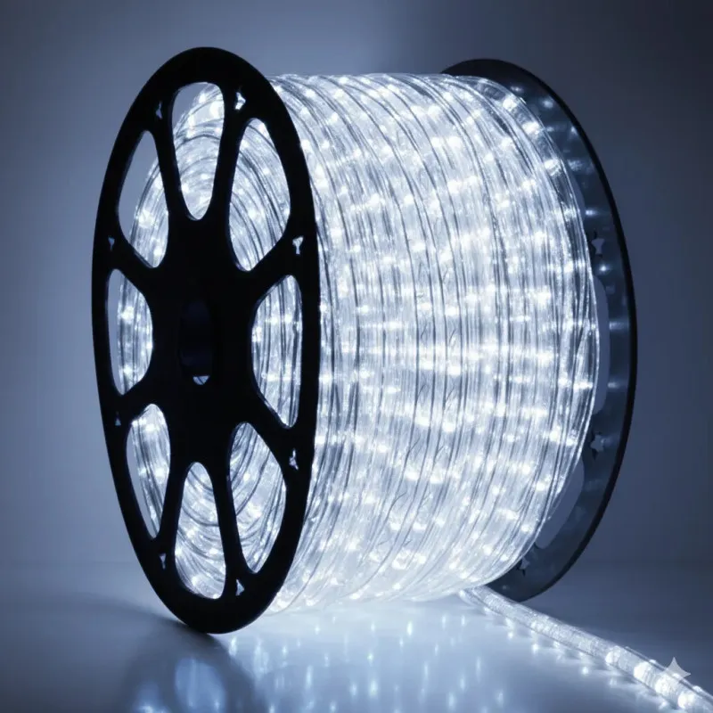 Instalatie tip furtun luminos cu led, 10m