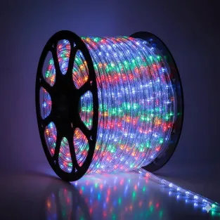 Instalatie tip furtun luminos cu led, 10m 2