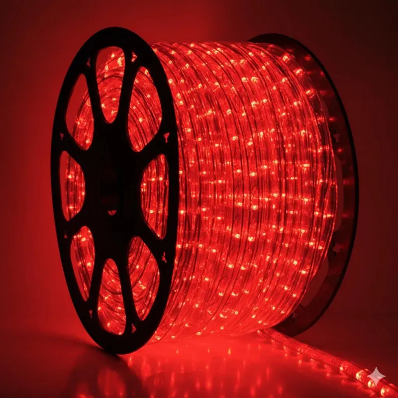 Instalatie tip furtun luminos cu led, 10m