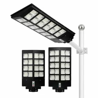 Lampa solara stradala dubla, 600W/ 800W/ 1000W cu Telecomanda