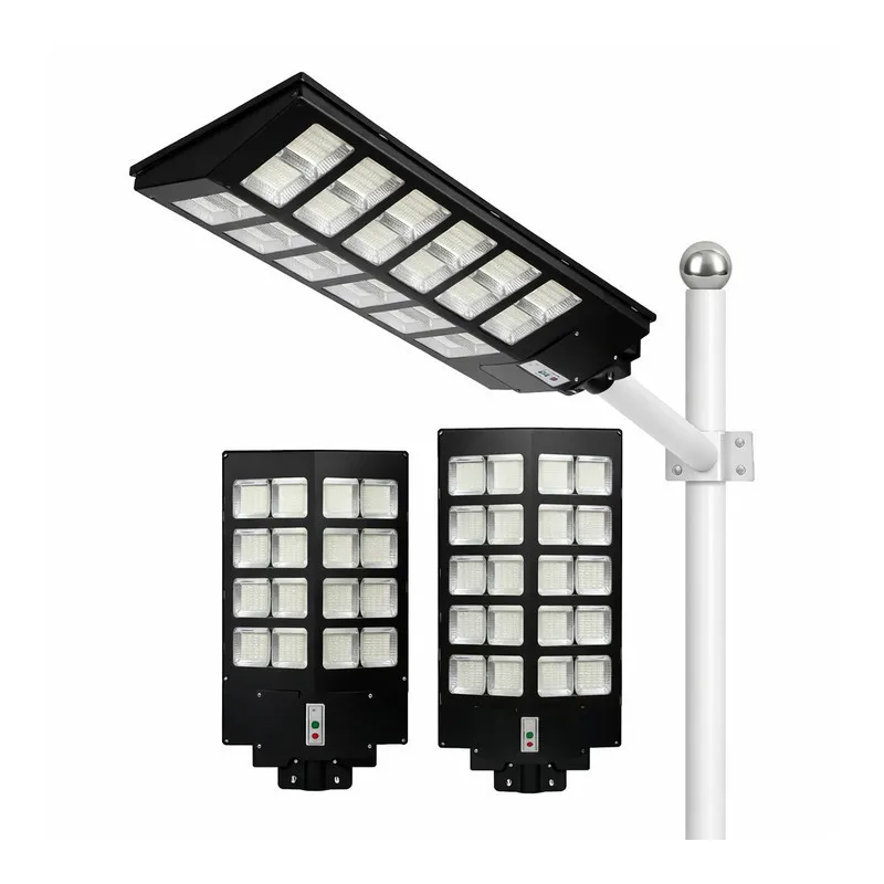 Lampa solara stradala dubla, 600W/ 800W/ 1000W cu Telecomanda