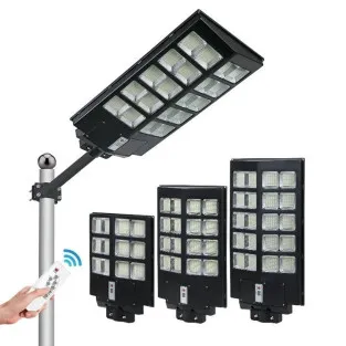 Lampa solara stradala dubla, 600W/ 800W/ 1000W cu Telecomanda 2