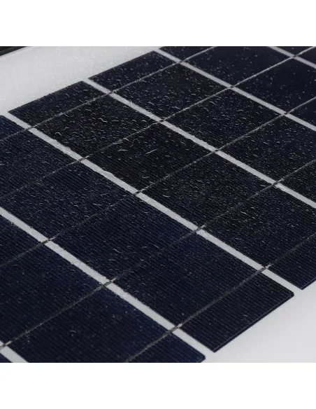 Lampă Solară Jortan 400W/300W, Autonomie 12-14h, Panou Fotovoltaic, Telecomandă și Picior Metalic