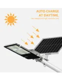 Lampa Solara Stradala LED Jortan 400W Panou Fotovoltaic