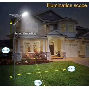 Lampa Solara Stradala Jortan 1000W, Iluminare Puternica, Corp Rezistent din Aluminiu, LED-uri de Ultima Generatie, IP67 2
