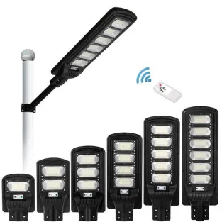 Lampa solara clasica JORTAN 50W/100W/150W/200W/ 250W/300W cu telecomanda si senzor de lumina